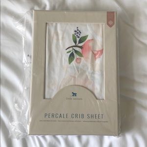 Little unicorn Percale crib sheet